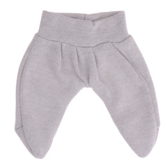 Munecas Antonio Juan Одежда для кукол и пупсов 30-35 см, боди с рукавами, серые ползунки, шапка (91033-27)