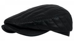 Кепка реглан кожаная/Denkor