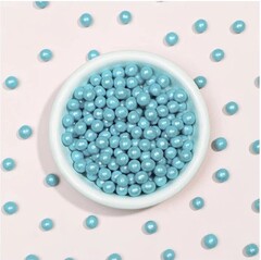 Шарики кранч голубой микс 100 гр 2-5мм