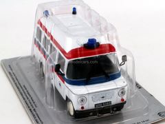 Nysa 522 Ambulans Ambulance white-red-blue 1:43 DeAgostini Kultowe Auta PRL-u