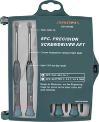 Jonnesway D3765P08S Набор отверток для точной механики, 65 мм, 8 предметов 48815