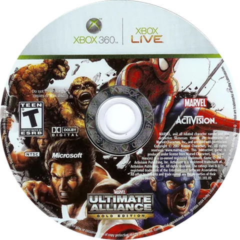 Marvel Ultimate Alliance Gold Edition [Xbox 360]