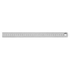 Линейка 300х25х1,0мм Шкала 1,0мм (Сталь) Kinex(K-met) 1022