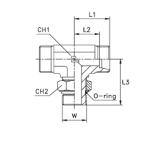 Штуцер FRTH DS14 UNF 7/8" (корпус) CAST