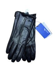 Перчатки.Женские.Кожаные.Люкс качества. Подклад: на шелке.5 шт в упаковке.