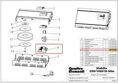 Плата стабилизатора напряжения QUATTRO ELEMENTI Stabilia 500W Slim /2000W Slim (772-555-006)