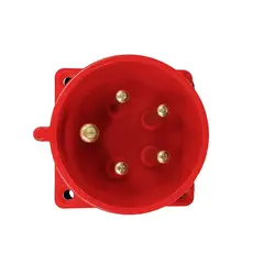 Вилка QUATTRO ELEMENTI QE-15000E приборная , 3 фазы 32А 5 контактов (640-445-018)