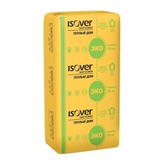Утеплитель Isover Теплый Дом 1170х610х50мм, плита, 14 шт