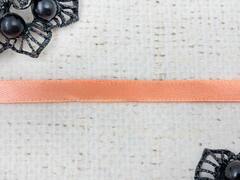 Лента атласная, ш. 0,5 см, бледно-оранжевый