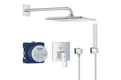 GROHE Eurocube 25238000 Готовый комплект для ванной комнаты с верхним душем Rainshower Mono 310 Cube, хром фото