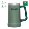 Картинка термокружка Stanley Adventure Mug 0,7L Зеленая - 1