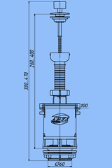 Набор с боковой подводкой 1/2