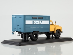 GAZ-53 GZSA-3711 Postal van yellow-dark-blue 1:43 Start Scale Models (SSM)