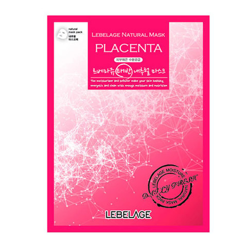 Lebelage Placenta Natural Mask - Тканевая маска для лица с плацентой