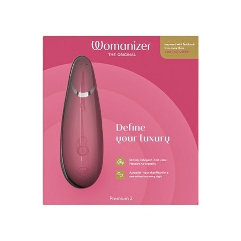 Womanizer Premium 2 Розовый Бесконтактный клиторальный стимулятор