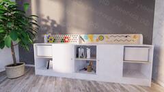 Детский дидактический стол с элементами Монтессори