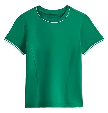 Женская теннисная футболка Wilson Team Seamless T-Shirt - courtside green