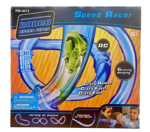 Трубопроводные гонки Magic Pipes - Машинка, Игровой Мяч, 16 деталей - размер 32см*34см*8см