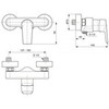 Смеситель для душа Ideal Standard Tesi A6581AA