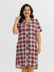 4630 Туника на пуговицах