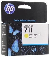 Картриджи HP 711 CZ132A желтый (yellow)