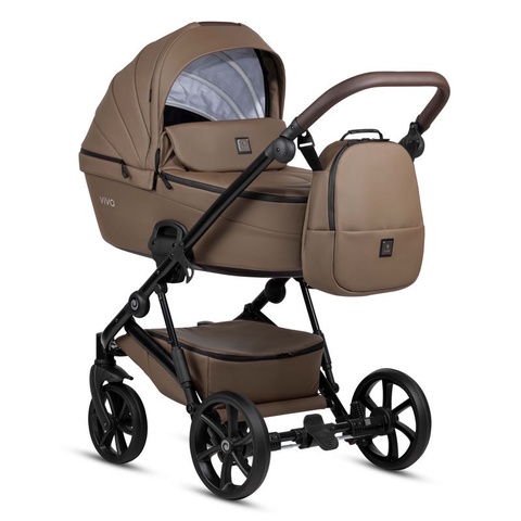 Tutis Коляска 2 в 1 VIVA 5+ Leather Cappuccino