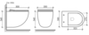 Ceramica Nova CN1905_121001CH Комплект Подвесной унитаз MONO Rimless + Система инсталляции Balance кнопка Circle, хром глянцевый