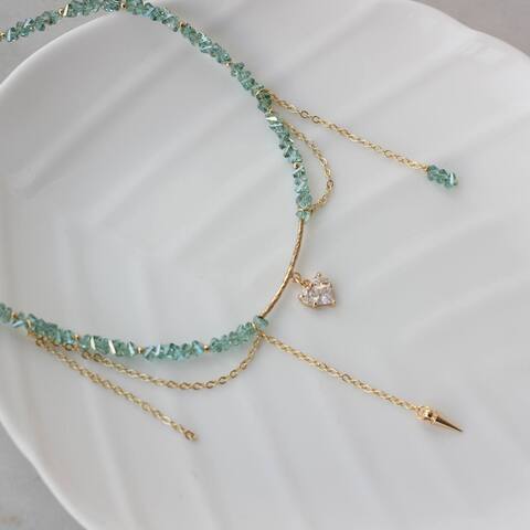 Набор для создания колье (в золотом цвете) НАБ018