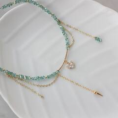 Набор для создания колье (в золотом цвете) НАБ018