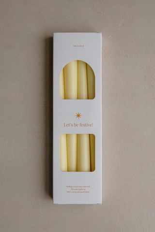 Набор конусных свечей, 4 шт