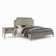 Кровать 160*200 "Орли" П3.590.1.02 (Ral 1019, МДФ)