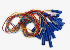 Скакалка спортивная гимнастическая облегченная 220 см, цвет ассорти