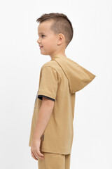 фуфайка  для мальчика  К 302305/светло-коричневый