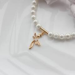 Трубочка с петелькой, спейсер, 10*3 мм, позолота, П613