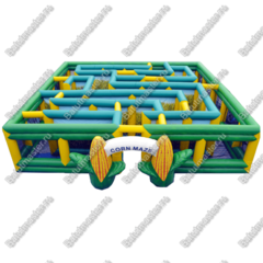 Надувной лабиринт "Кукурузное поле", 10*10*3 м