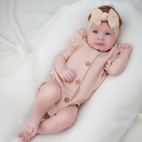 Боди с крылышками из муслина