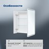 Aquanet 353798 Зеркальный шкаф Оптима (Optima) 70х80 LED антипар (353798)