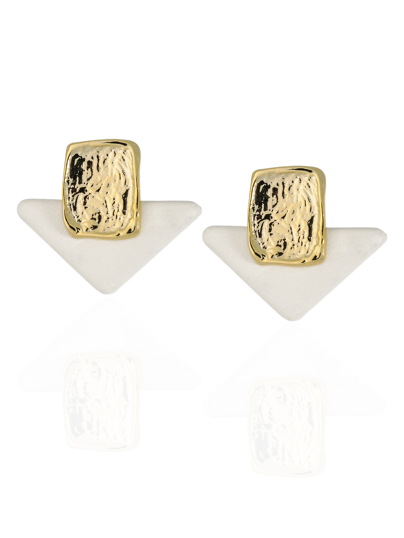 Стильные геометрические серьги