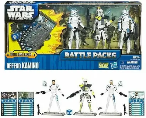 Набор 3 фигурки Война клонов Защита Камино