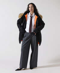 Парка Alpha Industries N-3B W Black (Черная)