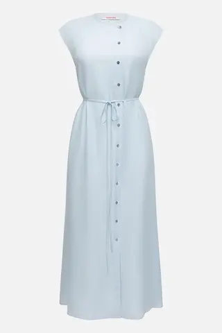 Платье-макси из купры