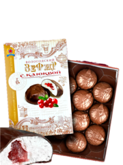 Зефир в шоколаде с Ягодами "Клюква" 250 гр.