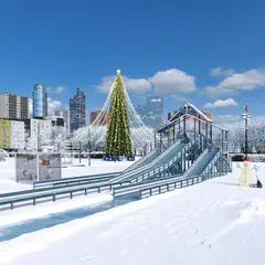 Детская зимняя горка Савушка Зима 11/1