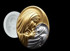 Силиконовый молд Камея Мать и дитя