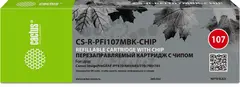 Картридж перезаправляемый струйный Cactus CS-R-PFI107MBK-CHIP (260мл) для Canon imageProGRAF iPF670, 680, 685, 770, 780, 785 с чипом
