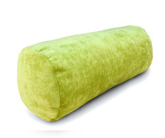 Подушка диванная валик Зеленая