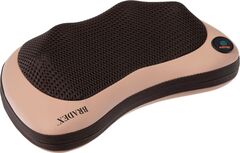 Массажная подушка с подогревом и разминающим массажем Шиацу, бежевая Bradex