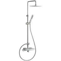 Ramon Soler 2656RK250 Термостат для ванны с ручным и тропическим душем металлический 250 мм телескопический Хром фото