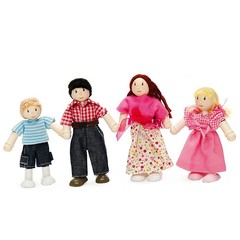 Le Toy Van Набор деревянных кукол Budkins 