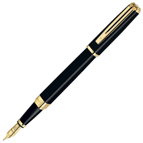 Ручка перьевая Waterman Exception Black GT Slim, F (S0636930)